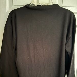 Black Banana Republic Mock Neck Three Quarter Length Sleeve Top Size M